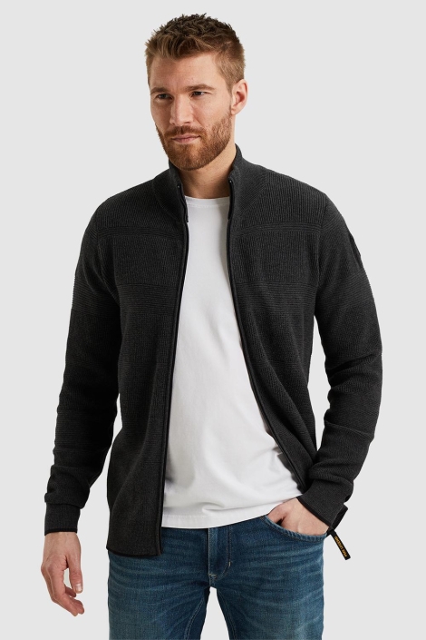 PME legend zip jacket cotton structure knit